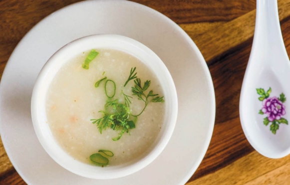 Thai Chicken and Rice Soup