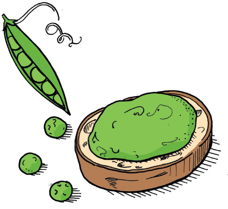 Pea Crostini插图