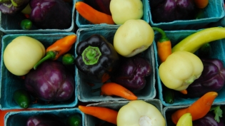 peppers from farmers market